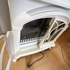 ワイド暖炉型ファンヒーター(NI アイボリー)の画像