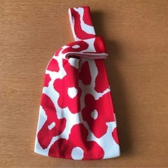 新品☆バッグ☆ハンドバッグ☆軽量☆可愛い赤お花☆ウニッコ好きの方に☆の画像