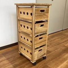 野菜ストッカー【町田市再生家具】251254の画像