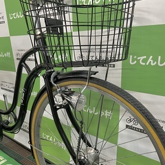 【No.165】特価‼︎整備済‼︎6段ギア&オートライト/26インチ自転車/ブラックの画像