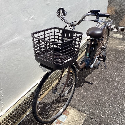 ?春日市?電動アシスト自転車?26インチ?Panasonic?パナソニック?茶色?充電器?49G5517?定価134,000円?No3