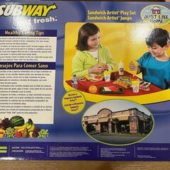 サブウェイ　SUBWAY sandwich artist play set 食玩 お菓子 ミニチュアの画像