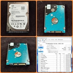 中古SSHD 1TB（1000GB ）2.5インチ 2個セット 動作正常品 の画像