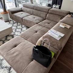 シーズロングL字ソファ幅273cmの画像