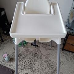 値下げしました IKEA ベビーチェア ハイチェア の画像