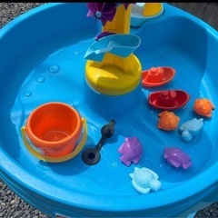 STEP2 ウォーターテーブル　水遊び　プール 　の画像