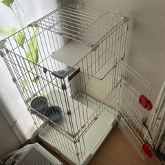 差し上げます。ネコ用　ケージ　２段　アイリスオーヤマの画像