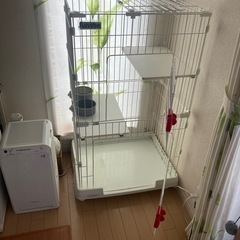 差し上げます。ネコ用　ケージ　２段　アイリスオーヤマの画像