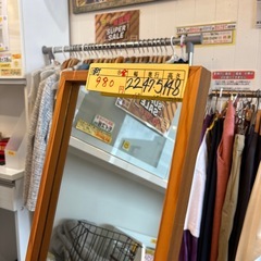 【姿見】【全身鏡】クリーニング済み【管理番号12707】町の画像