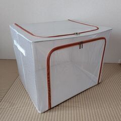 収納ボックス クリア 折り畳み 4個セット 50×40×40cmの画像
