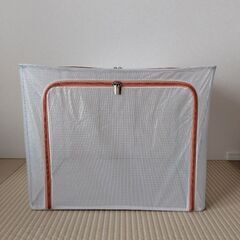 収納ボックス クリア 折り畳み 4個セット 50×40×40cmの画像