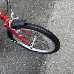 折りたたみ自転車20インチの画像
