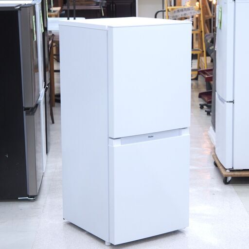 12/2ハイアール 冷蔵庫 JR-NF121B 2022年製 121L 2ドア 家電