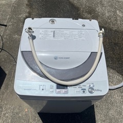 ★SHARP シャープ 全自動洗濯機 es-ge55n 5.5kg★2013年製★の画像