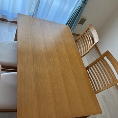 ニトリダイニングセットの画像