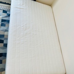 無印良品 ポケットコイルマットレス・脚付きベッド（セミダブル）の画像