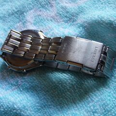 CASIO・LINEAGC 電波時計！ブラック文字盤・カレンダー機能搭載！の画像