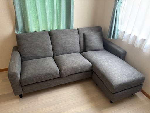 カウチソファL字　3人掛け