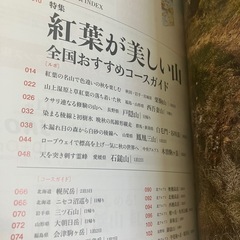 ワンダーフォーゲル　秋　紅葉が美しい山の画像