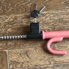 ハンドルロック　盗難防止の画像