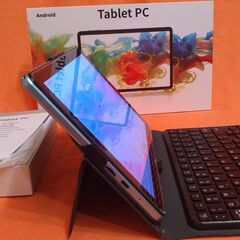 【直接引取り限定】Android14タブレット■COLORROOM C30■２ｉｎ１キーボード付■アンドロイド■wifiモデル■１０インチ■0GB+64GB+1TB拡張■配送不可の画像