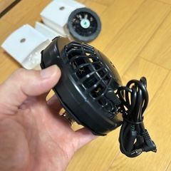 ミドリ安全　クールファン　COOLFAN3 ファン、バッテリー、充電器、ケーブルセット　未使用品の画像