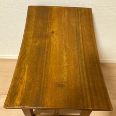 弘益 椅子 マホガニー スツール 木製 高さ45cm MHO-450STの画像