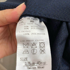 SUIT SELECT ネイビ スーツセットアップの画像