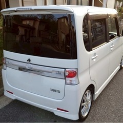 ダイハツ　タントカスタム　ローダウン　NAの画像