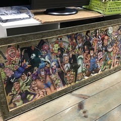 ワンピース　ONE PIECE   パズル　フレーム付き　中古品の画像