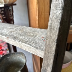 大きなハシゴ　　木製ラダー　の画像