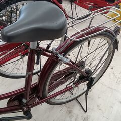 リユースのサカイ栃木店★ジモティ割あり★  自転車 24インチ ワインレッド クリーニング済み TC9941の画像