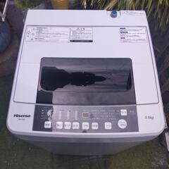 美品 Hisense洗濯機 2018年製造 5,5kgの画像