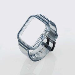 新品未使用 エレコム Apple Watch 8/7 41mm用ソフトバンパーバンド一体型 AW-21BBPUBKCの画像