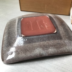 四角和皿　5つ（木箱入り）の画像