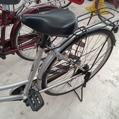 リユースのサカイ栃木店★ジモティ割あり★  自転車 26インチ シルバー クリーニング済み TC9942の画像