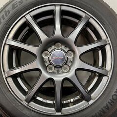 【YK BluEarth-Es ES32 185/60R15】夏タイヤ【Weds VELVA CHARGE 15インチ 6J5HPCD100+43】23年製 バリ溝 170シエンタ等　(STH001)の画像