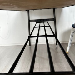木製おしゃれダイニングテーブル5点セットの画像