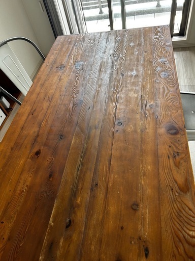 木製おしゃれダイニングテーブルと椅子4脚の5点セット