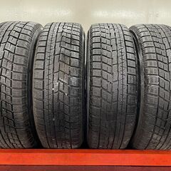 【YK ice GUARD iG60 185/65R15】スタッドレス【Weds Fang 15インチ 6J5HPCD114.3+53】22年製 バリ溝 ブラック フリード等　(STJ001)の画像