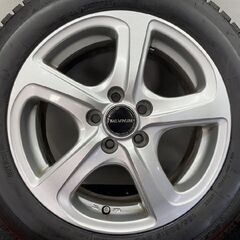 未走行に近い【BS ICEPARTNER2 185/60R15】スタッドレス【BS BALMINUM Z5 15インチ 6J5HPCD100+43】22年製 170系シエンタ等　(STG022)の画像