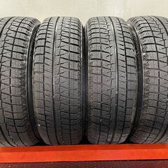 未走行に近い【BS ICEPARTNER2 185/60R15】スタッドレス【BS BALMINUM Z5 15インチ 6J5HPCD100+43】22年製 170系シエンタ等　(STG022)の画像