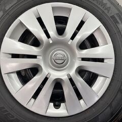 走行短め【YOKOHAMA RY55 195/80R15 107/105N LT】夏タイヤ【日産 キャラバン 純正ホイール 15インチ 5.5J6HPCD139.7+45】　(STG021)の画像