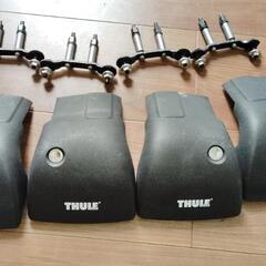 スバル純正オプション THULEスーリー ベースキャリア　ルーフキャリアベース　手渡し限定　gt系インプレッサ等に？　鍵無しの画像