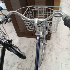 リユースのサカイ栃木店★ジモティ割あり★  自転車BAAギア付き 37インチ ブルー×シルバー クリーニング済み TC9944の画像
