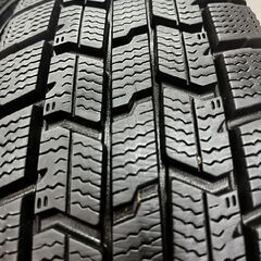 【GOODYEAR ICENAVI7 155/65R14】スタッドレス【BS TOPRUN 14インチ 4.5J4HPCD100+45】22年製 バリ溝 ルークス ワゴンR等　(STB008)の画像