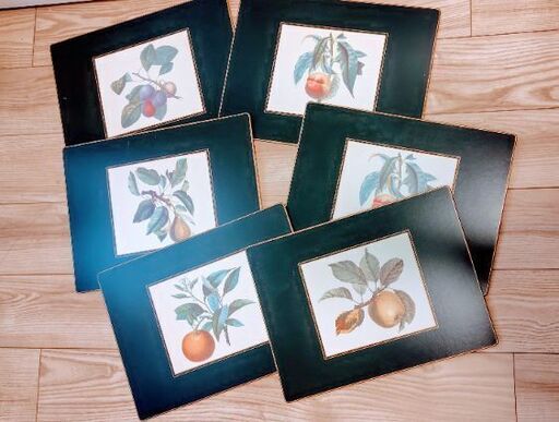 LADY CLARE テーブルマット 6枚セット アンティーク 英国製 Lady Clare