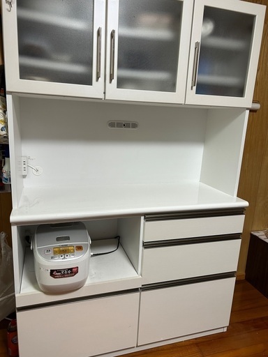 ☆2枚扉スライド食器棚 W1200×D450×H2000