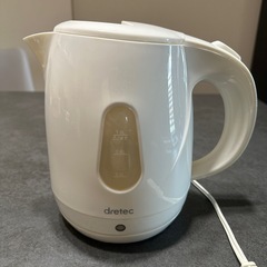 【白色】電気ケトル【dretec】の画像