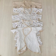 ベビー服 肌着まとめ売り 新生児 50〜60cm 短肌着 コンビ肌着の画像